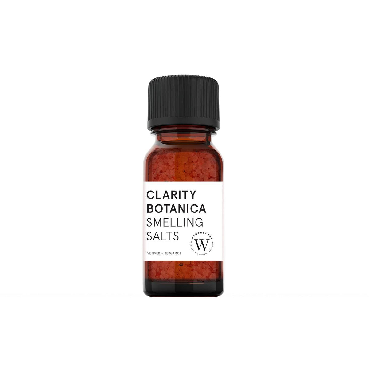 CLARITY BOTANICA SMELLING SALTS - With Vetiver + Bergamot - WONDERVELD APOTHECARY