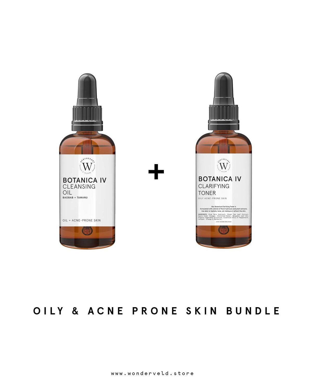 OILY & ACNE PRONE SKIN BUNDLE - WONDERVELD APOTHECARY