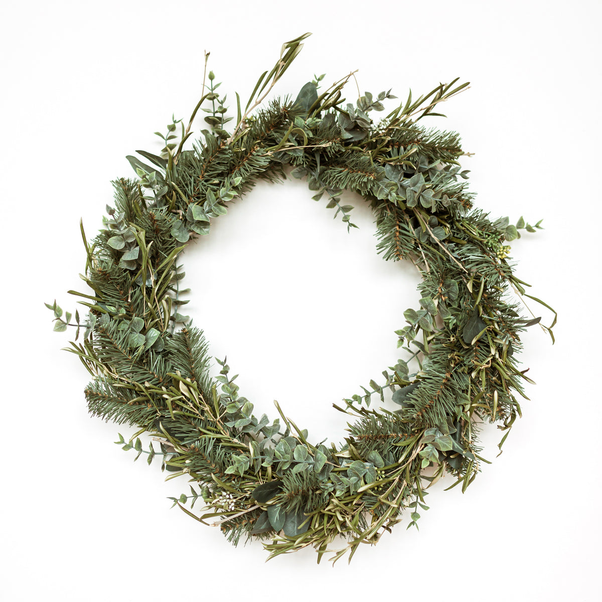 BOTANICAL WREATH WITH FORAGED GREENERY - WONDERVELD APOTHECARY