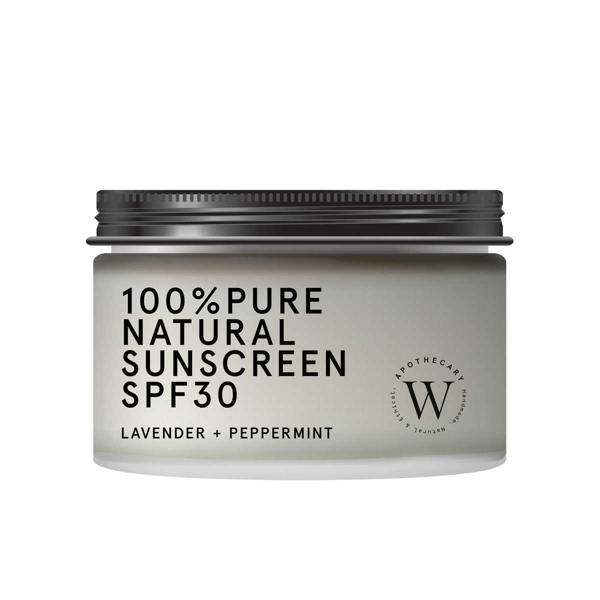 100% PURE NATURAL SUNSCREEN - SPF 30 - WONDERVELD APOTHECARY